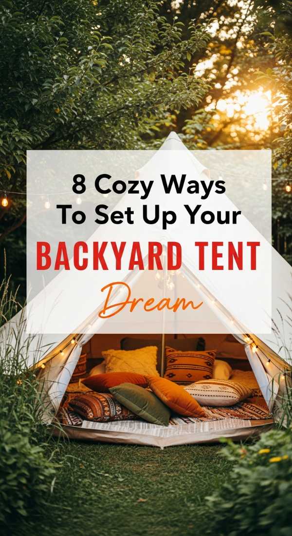 8 Cozy Ways To Set Up Your Backyard Tent Party 6a0d98cca4092