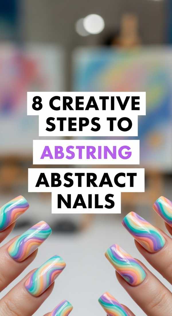 8 Creative Steps To Spring Abstract Nails 69fb9876cce1c