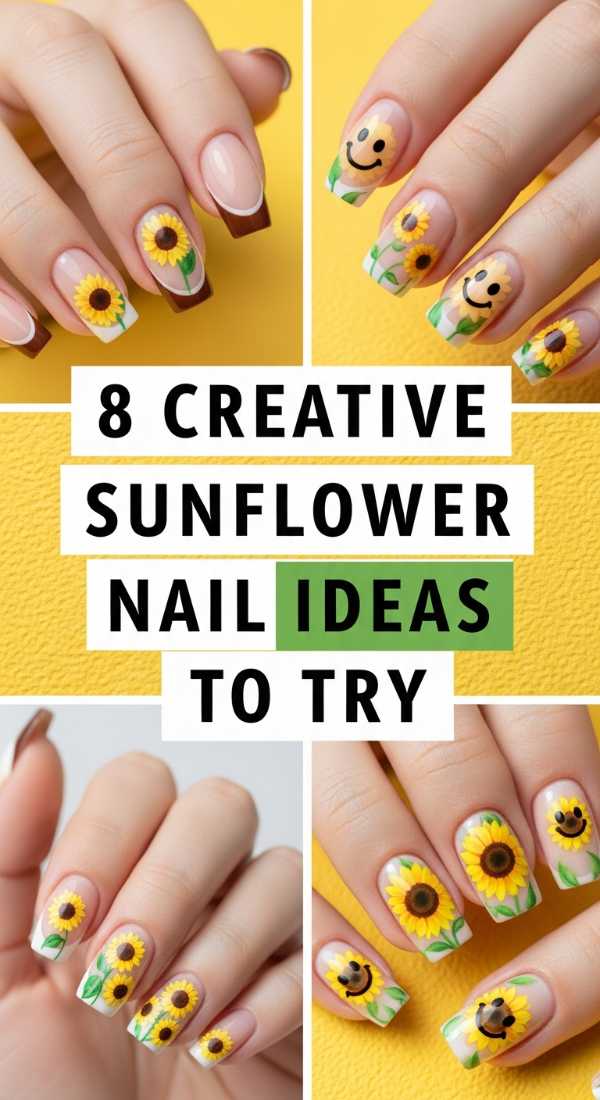 8 Creative Sunflower Nail Ideas To Try 69f5e2b4d65d4