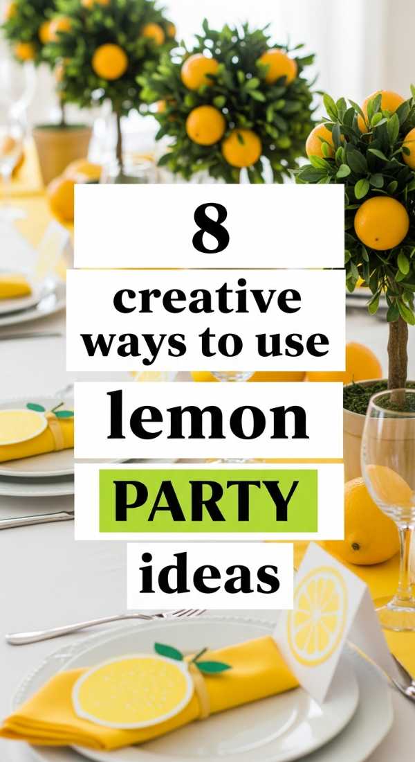 8 Creative Ways To Use Lemon Party Ideas 69f7277edbf47