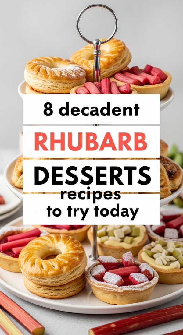 8 Decadent Rhubarb Desserts Recipes To Try Today 69fd8a932ef2e