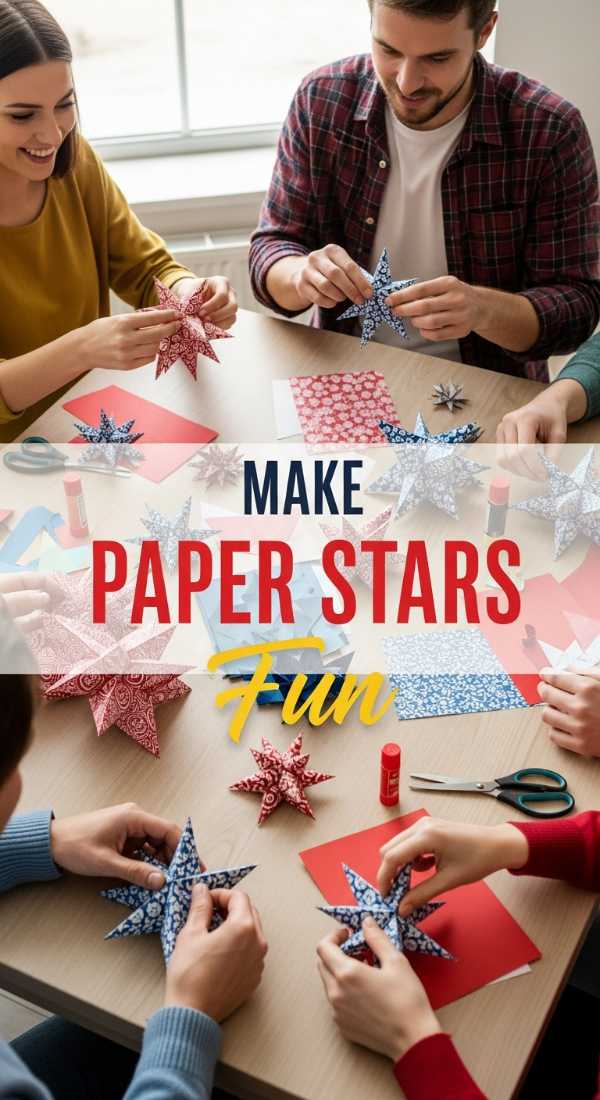 8 Diy Steps For 4th Of July Paper Stars 6a0572c910ac3