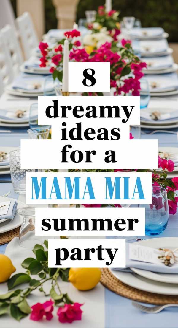 Sizzle This Season: The Ultimate Guide to Hosting the Perfect Summer Soirée 8 Dreamy Ideas For A Mama Mia Summer Party 6a0def1b7b72b