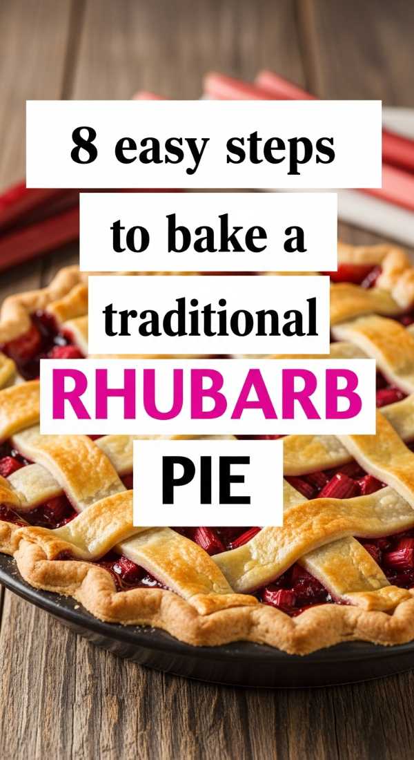 8 Easy Steps To Bake A Traditional Rhubarb Pie 6a06c54d8edca