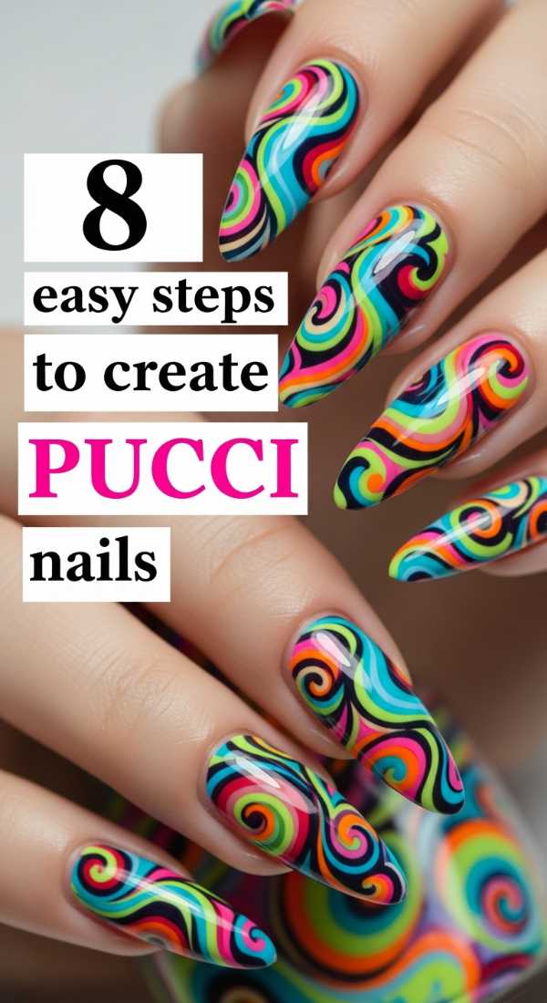 8 Easy Steps To Create Pucci Nails 6a0595cbc5831