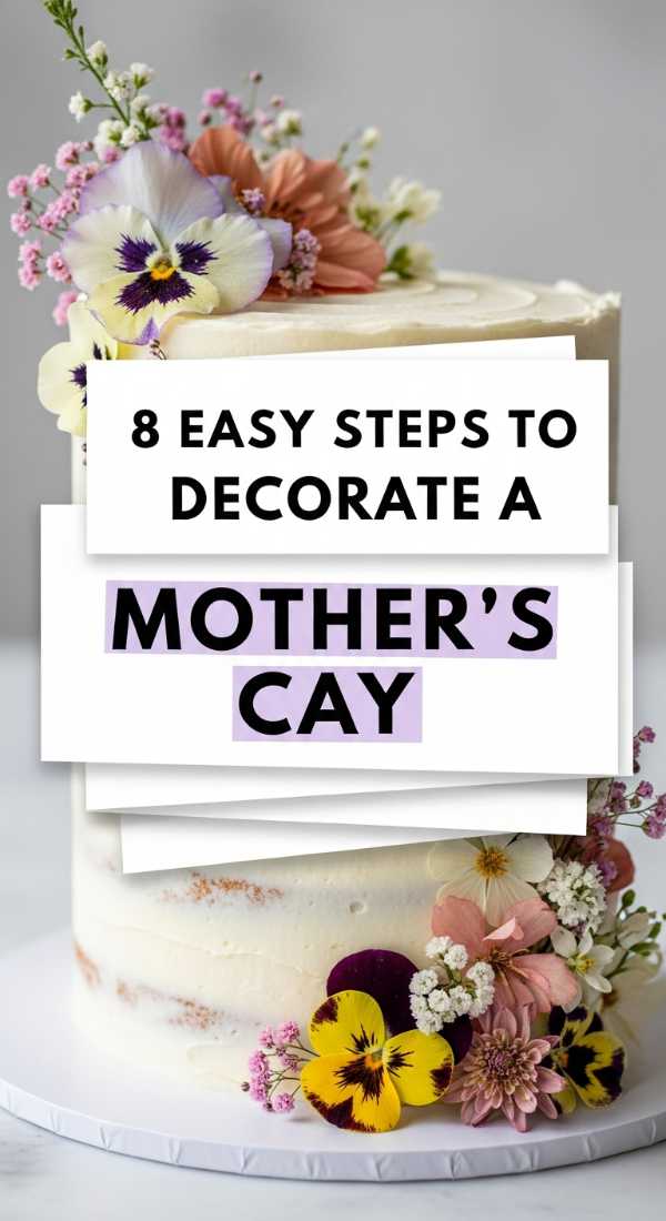 8 Easy Steps To Decorate A Mothers Day Cake 69f47c75c8352