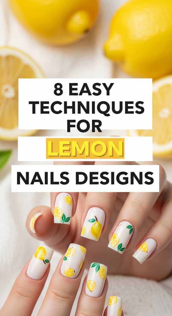 8 Easy Techniques For Lemon Nails Designs 6a059cd0c1aa2