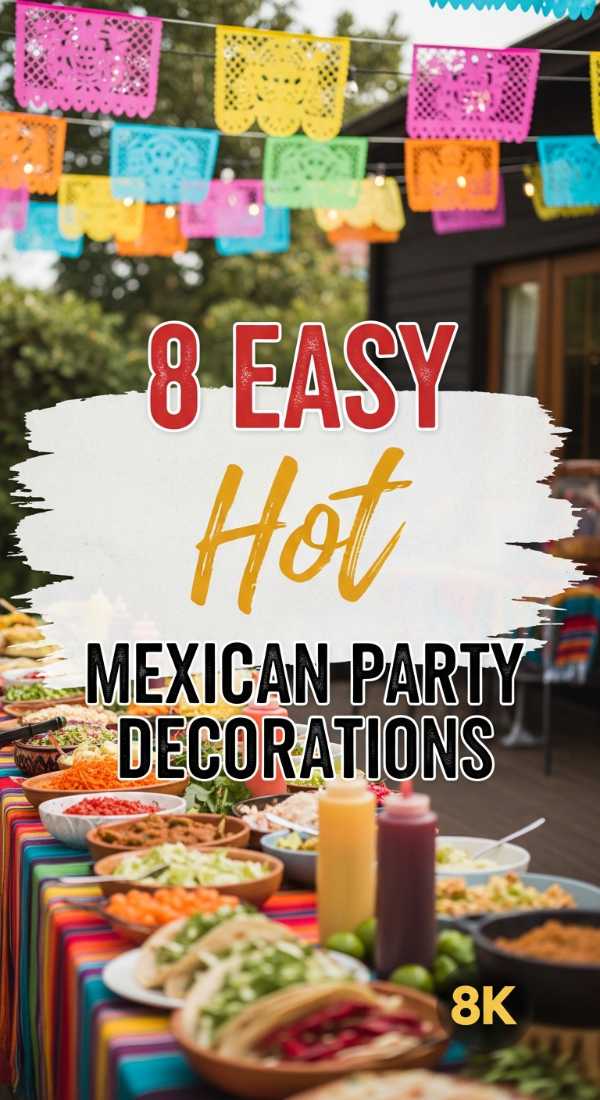 8 Easy Tricks For Mexican Party Decorations 69faead55bc93