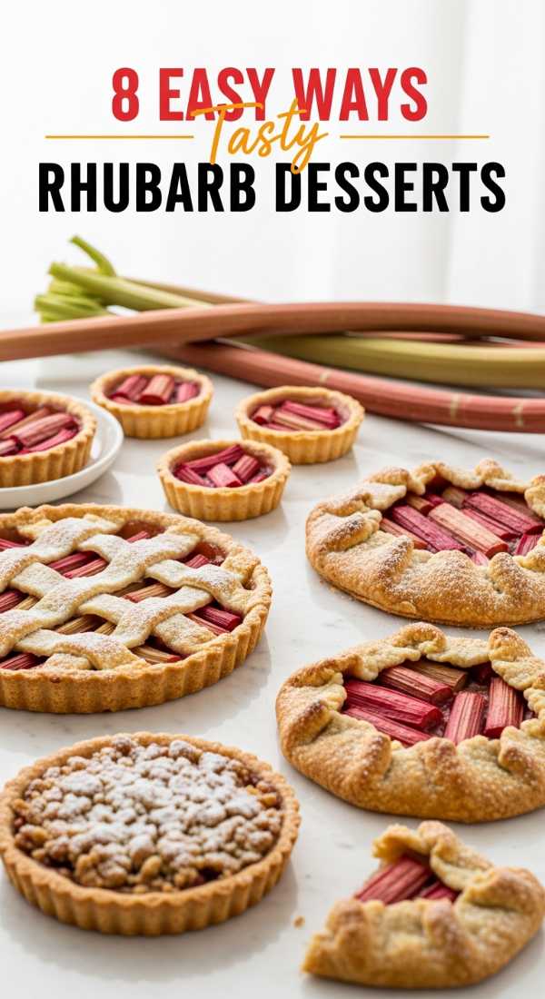 Beyond the Crumble: The Definitive Rhubarb Recipe Collection 8 Easy Ways To Prepare Rhubarb Desserts Tonight 6a00250fd5374