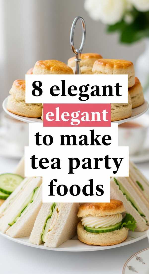 8 Elegant Steps To Make Tea Party Foods 69f44268a4d08