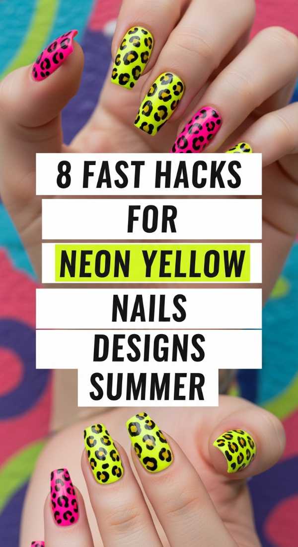 8 Fast Hacks For Neon Yellow Nails Designs Summer 6a059f84a3055