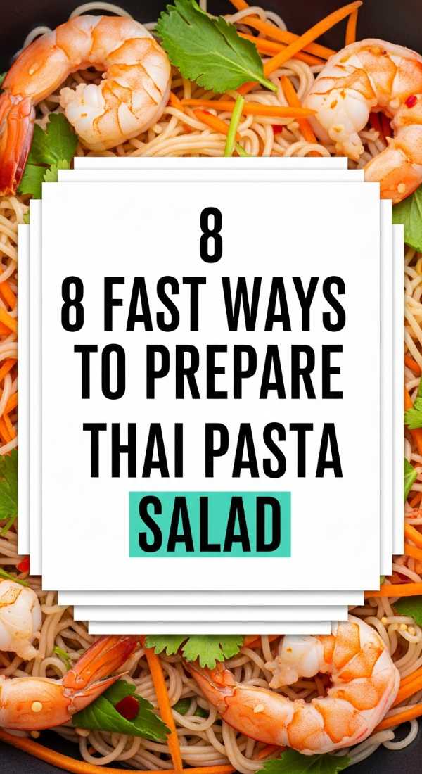 Eat the Rainbow: Colorful Pasta Dishes for Every Occasion 8 Fast Ways To Prepare Thai Pasta Salad 6a10a0d11846a