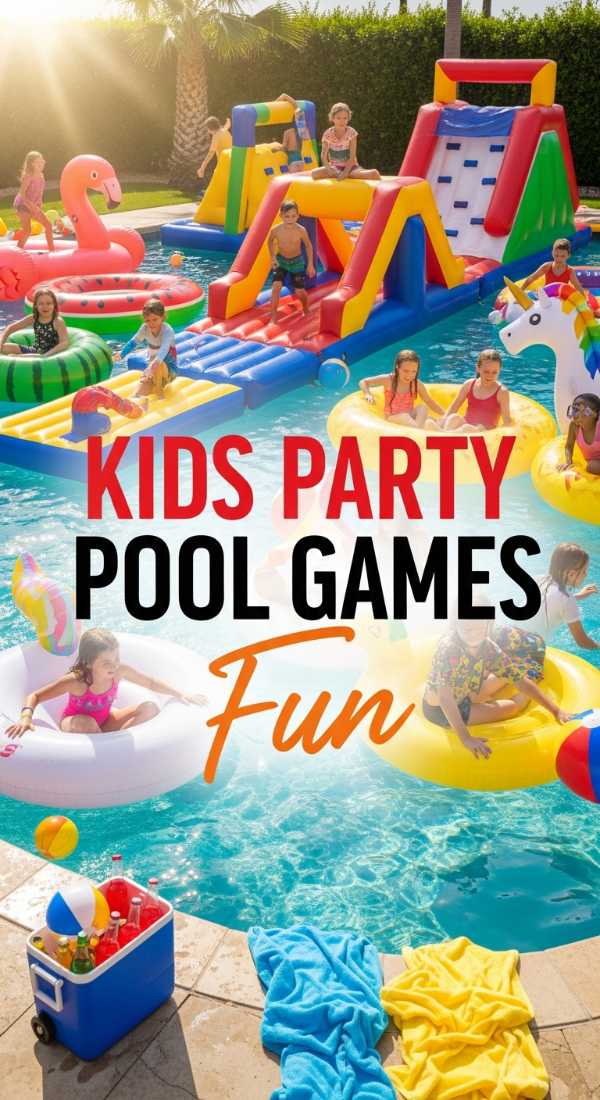 The Coolest Host in Town: Your Step-by-Step Summer Pool Party Handbook 8 Fun Games For A Kids Pool Party 6a0572b1d0fa0