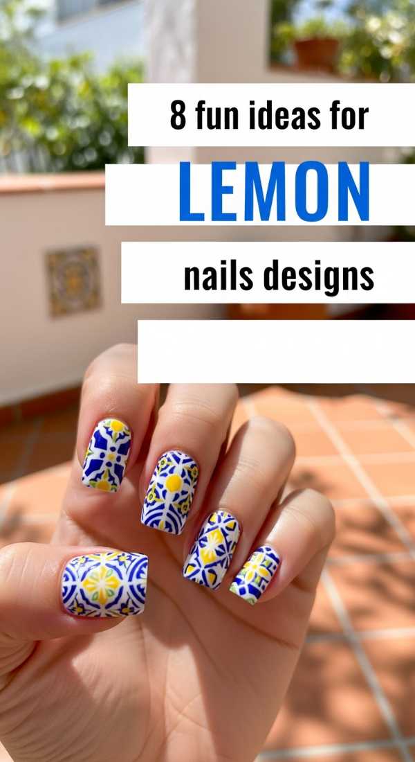 8 Fun Ideas For Lemon Nails Designs 6a059f9e6e869