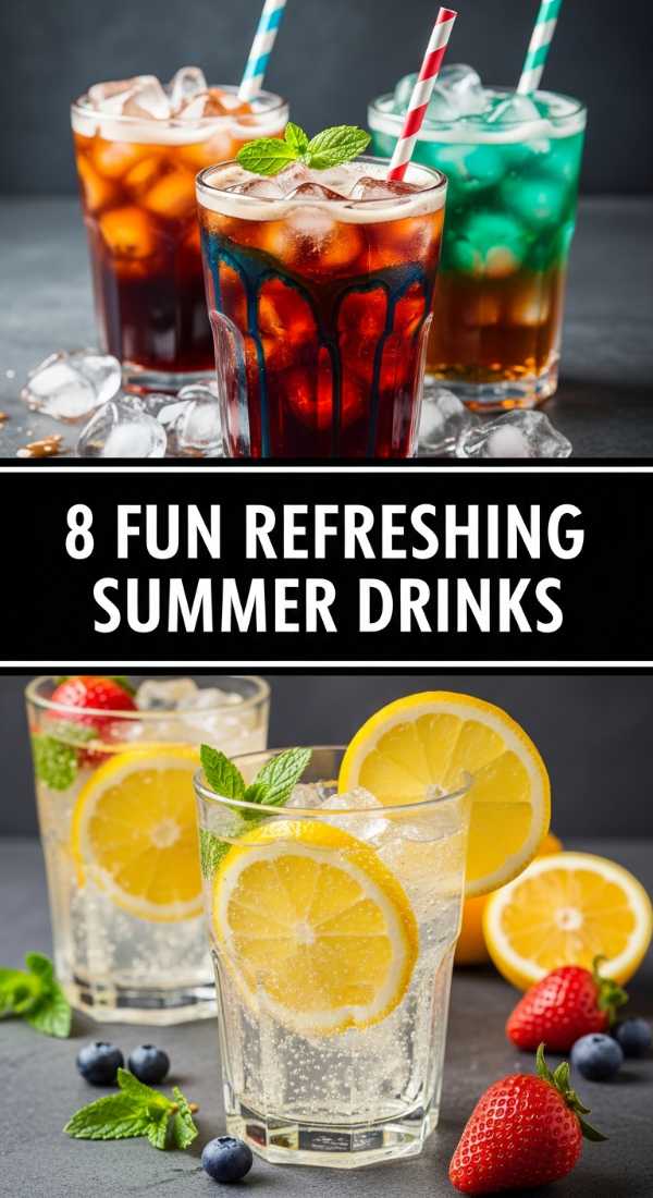8 Fun Summer Drinks To Make 6a043fe10b942
