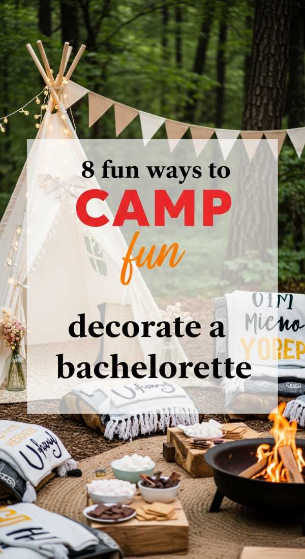 Stress-Free Soirées: Your Master Class in Party Styling 8 Fun Ways To Decorate A Camp Bachelorette 6a0db3d07d3af