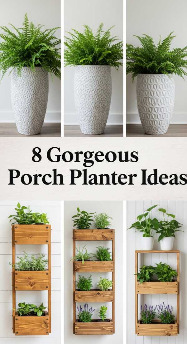 8 Gorgeous Porch Planter Ideas 6a04bc506f56f