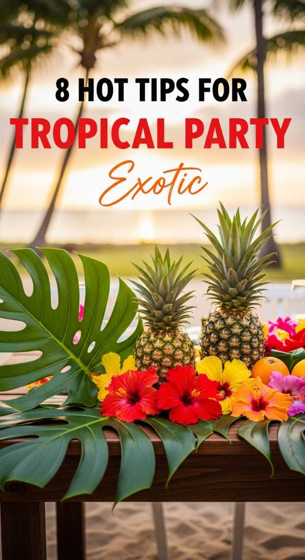 8 Hot Tips For Tropical Party Decorations 6a0577a66bcef