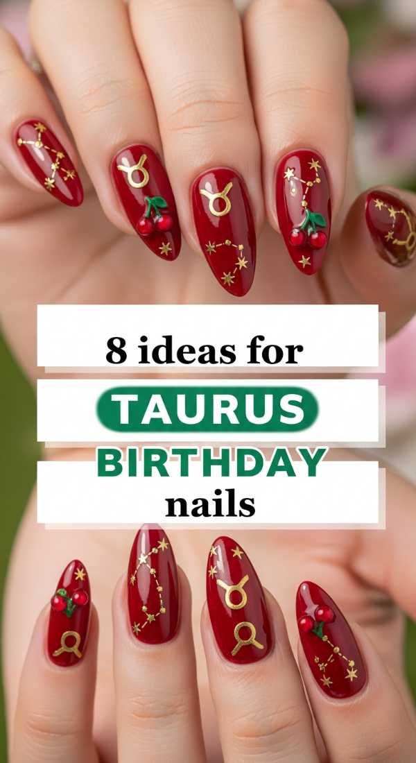 8 Ideas For Taurus Birthday Nails 6a058db87cb1b
