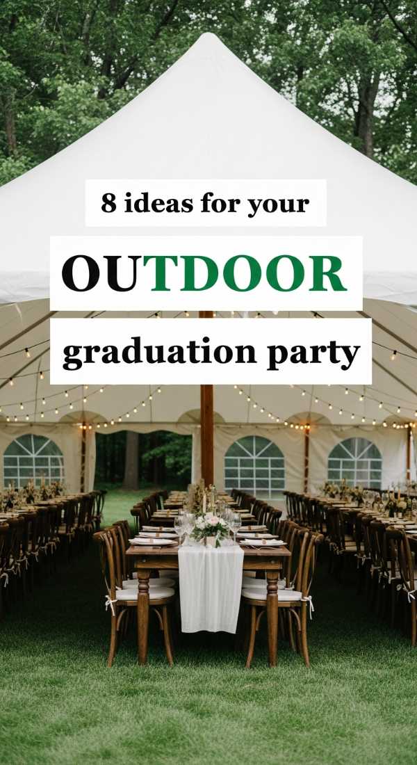 8 Ideas For Your Outdoor Graduation Party 6a0def0ae2478
