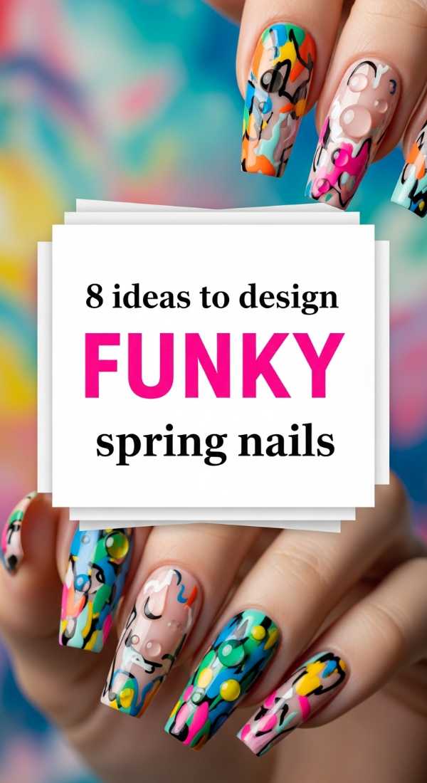 8 Ideas To Design Funky Spring Nails 69ff594325688