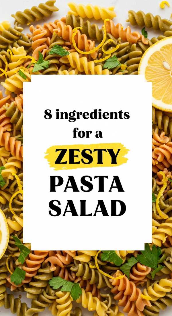 The Best of Both Worlds: Comforting Pasta and Refreshing Thai Salads 8 Ingredients For A Zesty Pasta Salad 6a10965cb13cb