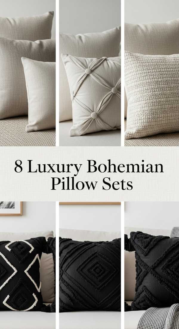 8 Luxury Bohemian Pillow Sets 6a0ea7ec23c3c