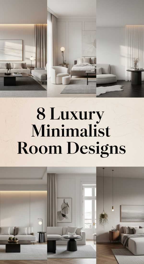 8 Luxury Minimalist Room Designs 6a1b23b7673ba