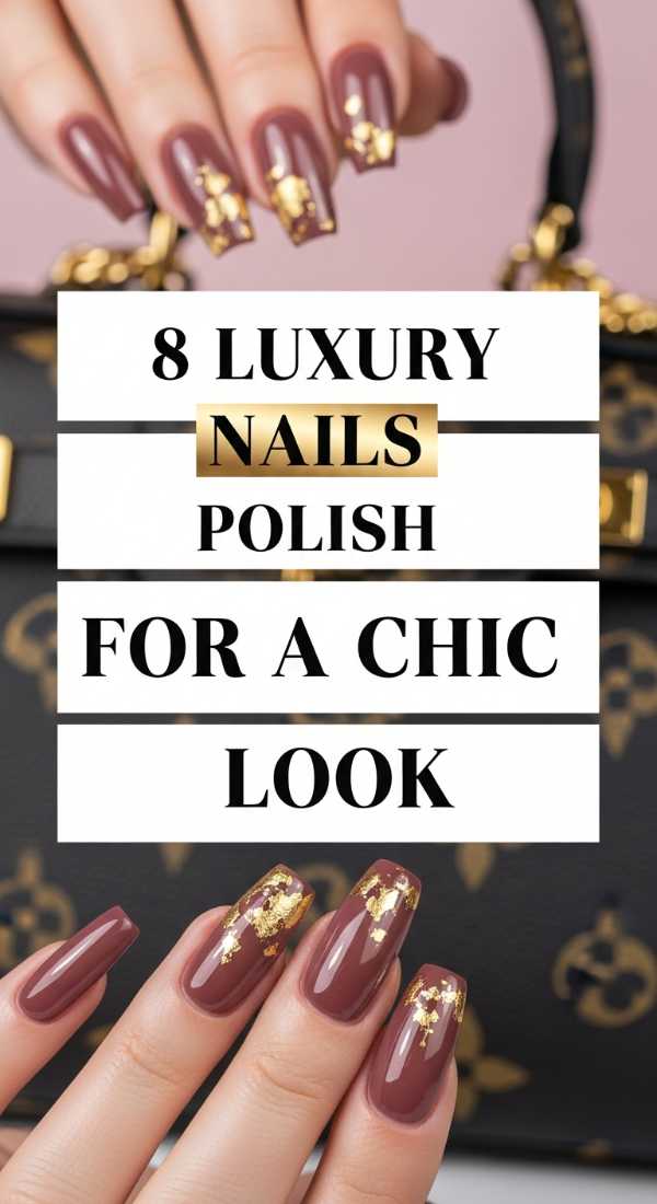 8 Luxury Nails Polish Ideas For A Chic Look 6a1a99667dc8d