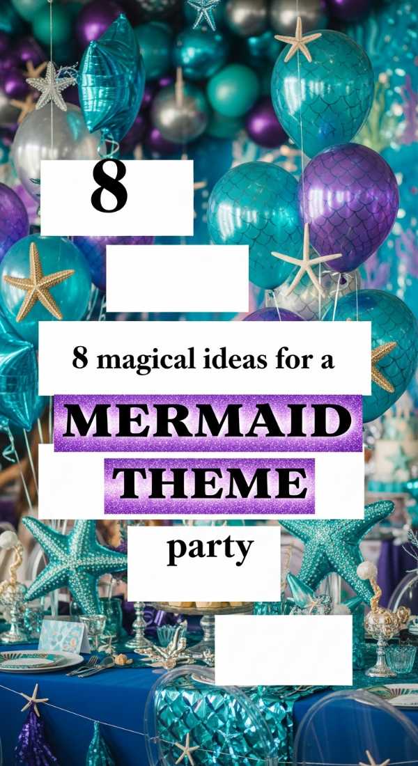 8 Magical Ideas For A Mermaid Theme Party 6a0de742c528c