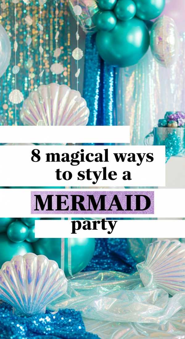 8 Magical Ways To Style A Mermaid Party 6a057db84dcd9