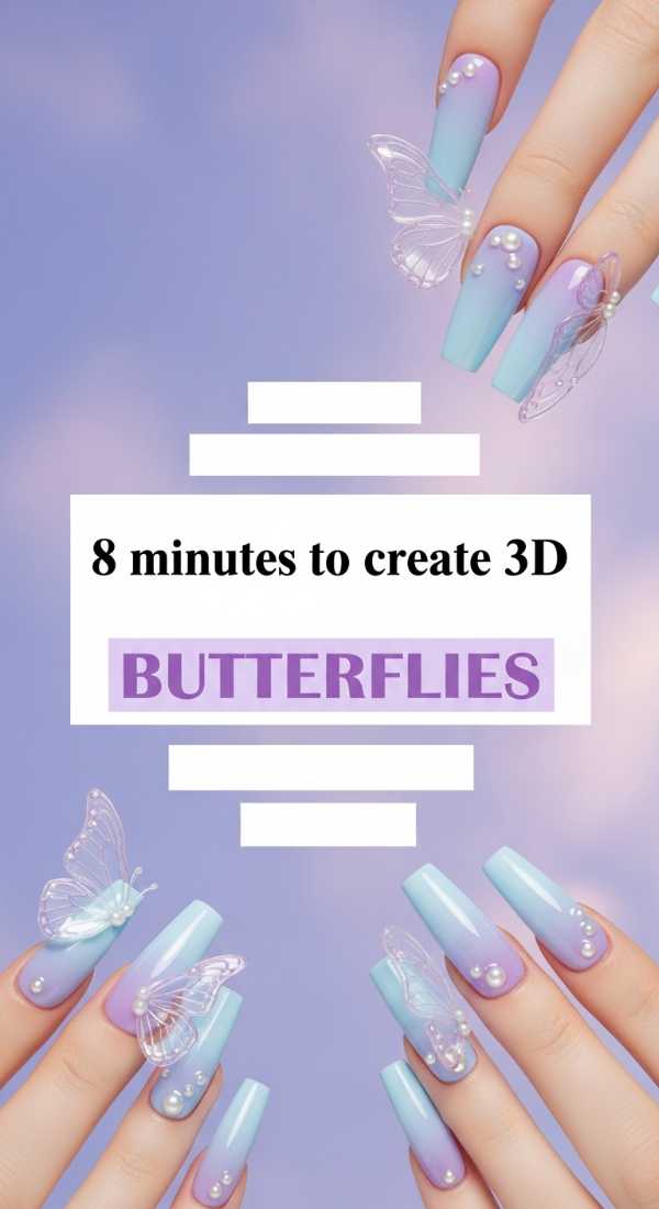 8 Minutes To Create 3d Butterflies 6a0f0d9b81e3c