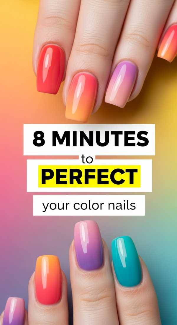 8 Minutes To Perfect Your Color Nails 6a0f11503e705