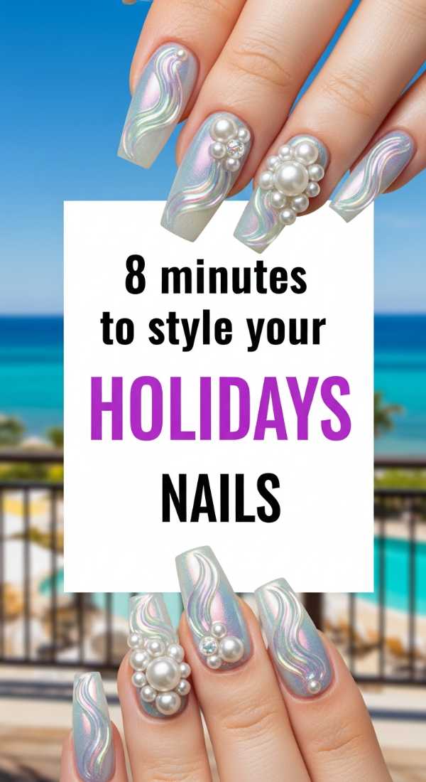 Sun-Kissed Styles: The Top June Nail Art Trends You Need to Try 8 Minutes To Style Your Holidays Nails 6a0f0db79510e