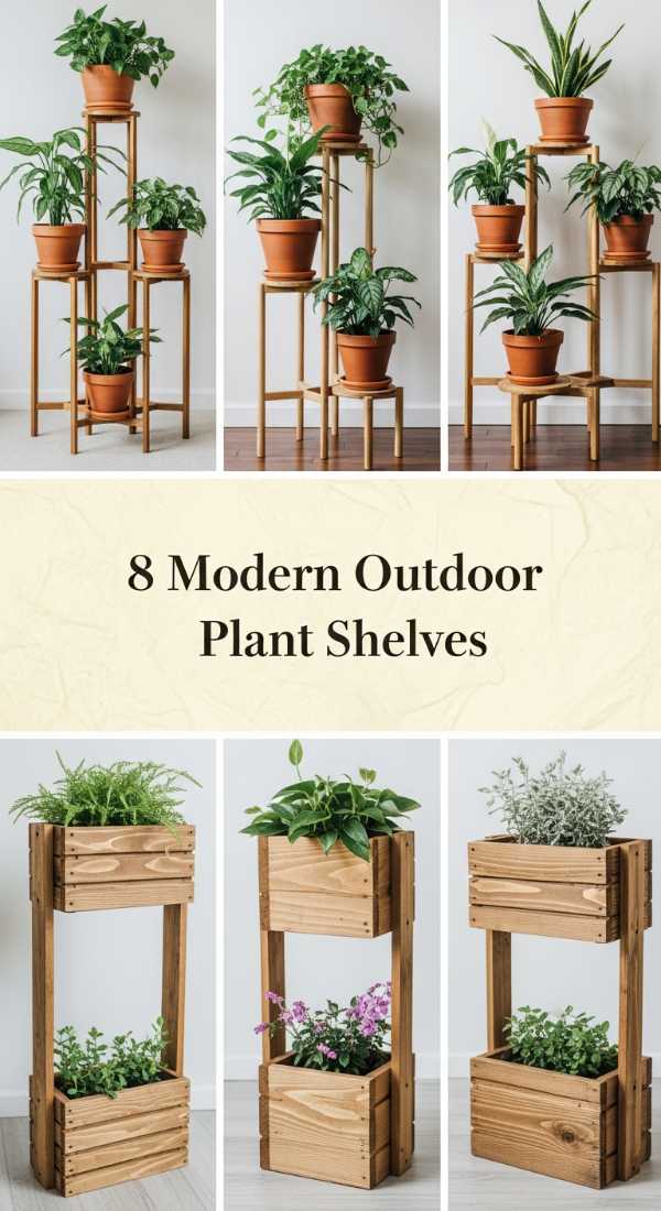 Elevate Your Outdoors: The Definitive Blueprint for Modern Living 8 Modern Outdoor Plant Shelves 6a04c969c31e2