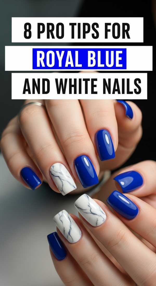 8 Pro Tips For Royal Blue And White Nails 6a0059d70e77a