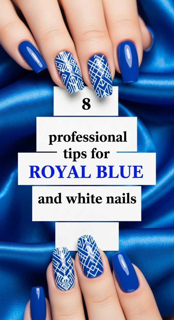 8 Professional Tips For Royal Blue And White Nails 69fc7f5e60e0a