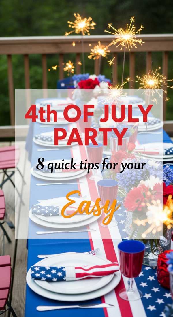 The Graduate's Garden Party: Creative Ideas for an Unforgettable Backyard Celebration 8 Quick Tips For Your 4th Of July Party 6a157b081a4bb