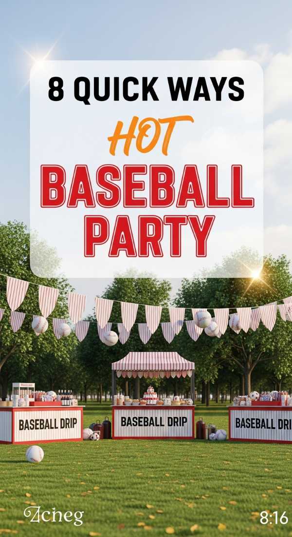 8 Quick Ways To Style A Hot Baseball Party 69f86c6a76119