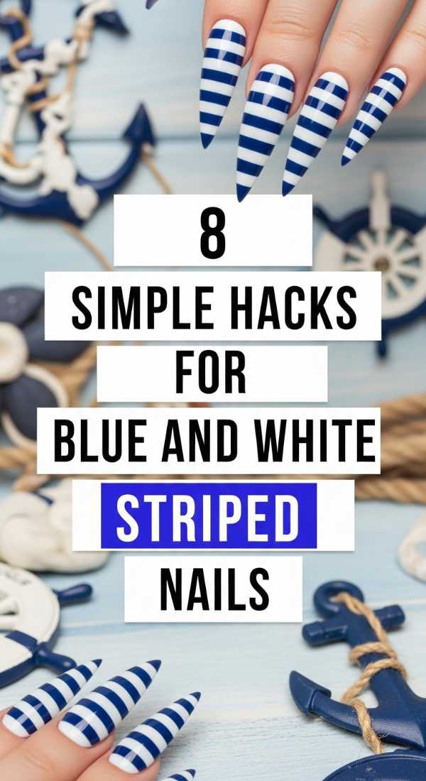8 Simple Hacks For Blue And White Striped Nails 69f4c118c72dc