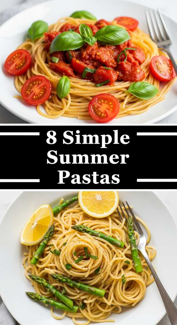 8 Simple Summer Pasta Recipes For Weeknights 6a0447c3c398d