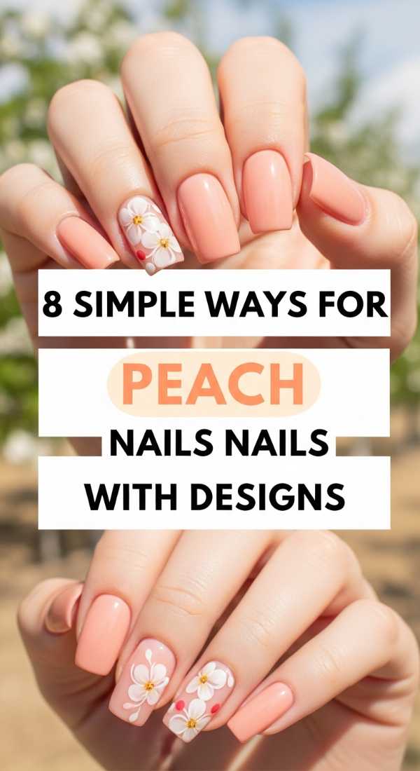 Metallic Chrome & Neon Glass: Why 2026 is the Year of Experimental Nails 8 Simple Ways For Peach Nails With Designs 6a0598af05084