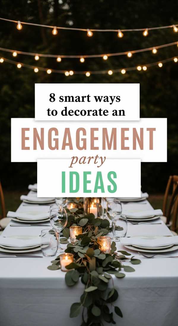 8 Smart Ways To Decorate An Engagement Party On A Budget 69f5dca62ae45