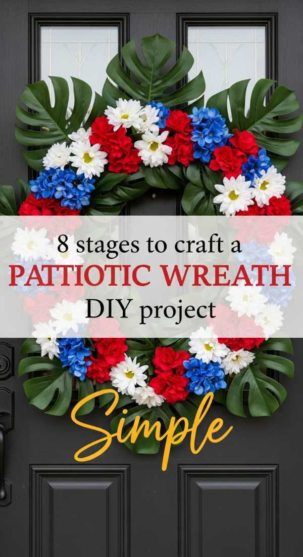 Aloha America: 5 Stunning Tropical Decorations for Your July 4th Bash 8 Stages To Craft A Patriotic Wreath Diy 6a157afa359c1