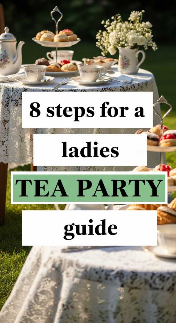 8 Steps For A Ladies Tea Party Guide 69f871564cd17