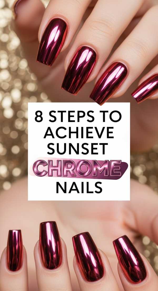 8 Steps To Achieve Sunset Chrome Nails 6a05a3d7c7d2c
