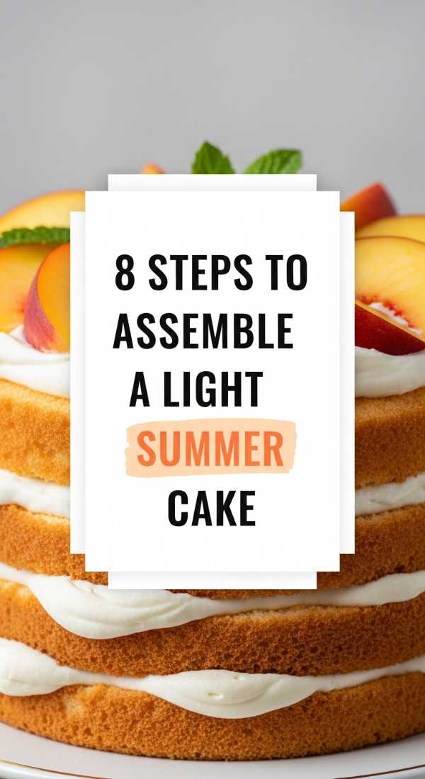 8 Steps To Assemble A Light Summer Cake 6a10d08754075