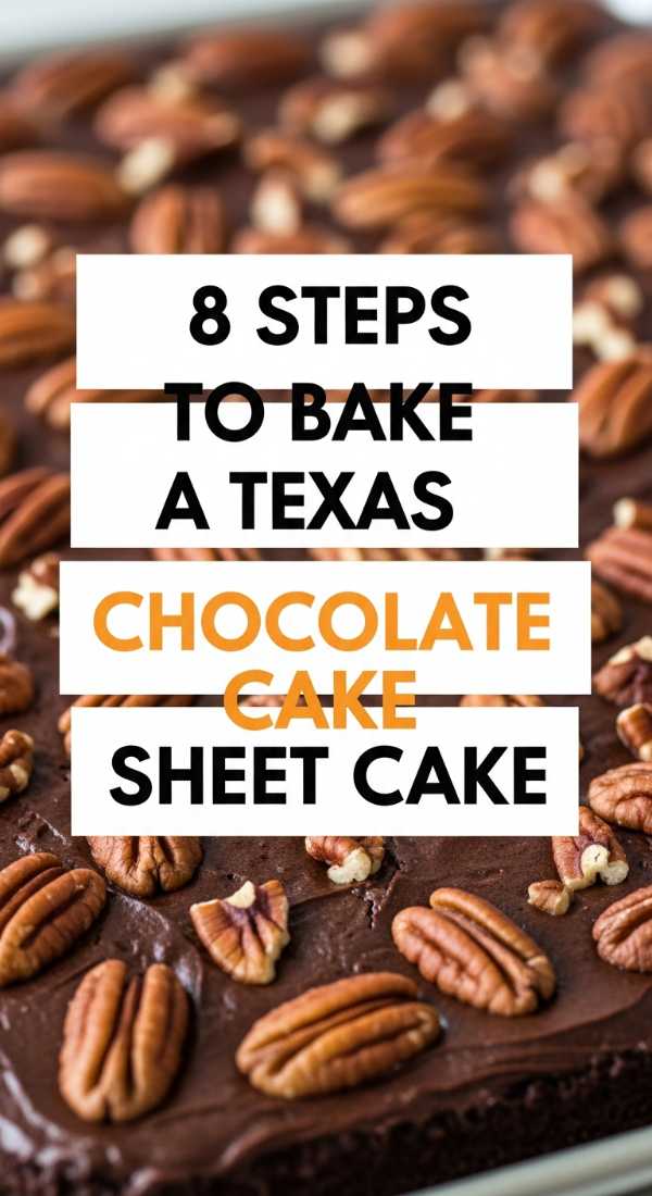 8 Steps To Bake A Texas Chocolate Sheet Cake 6a06e6ea9c583