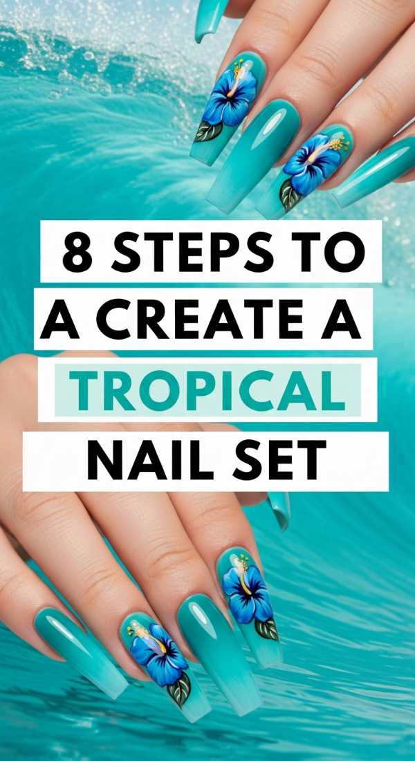 The 2026 Nail Edit: Aesthetic Styles You'll Be Seeing Everywhere 8 Steps To Create A Tropical Nail Set 69ff5aae2b9f4