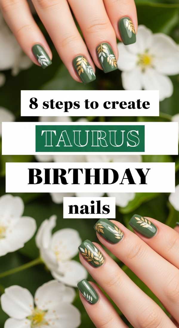 8 Steps To Create Taurus Birthday Nails 6a05a4ffd51e2